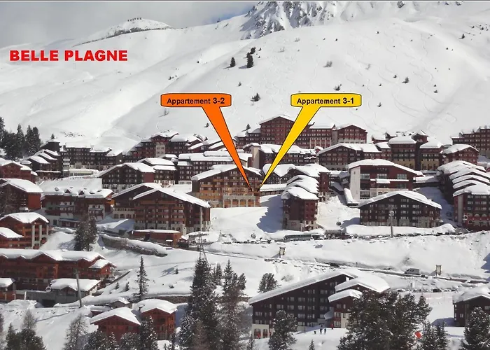 Belle Plagne 1 6 Pers Du Dimanche Au Dimanche Au Pieds Apartman La Plagne